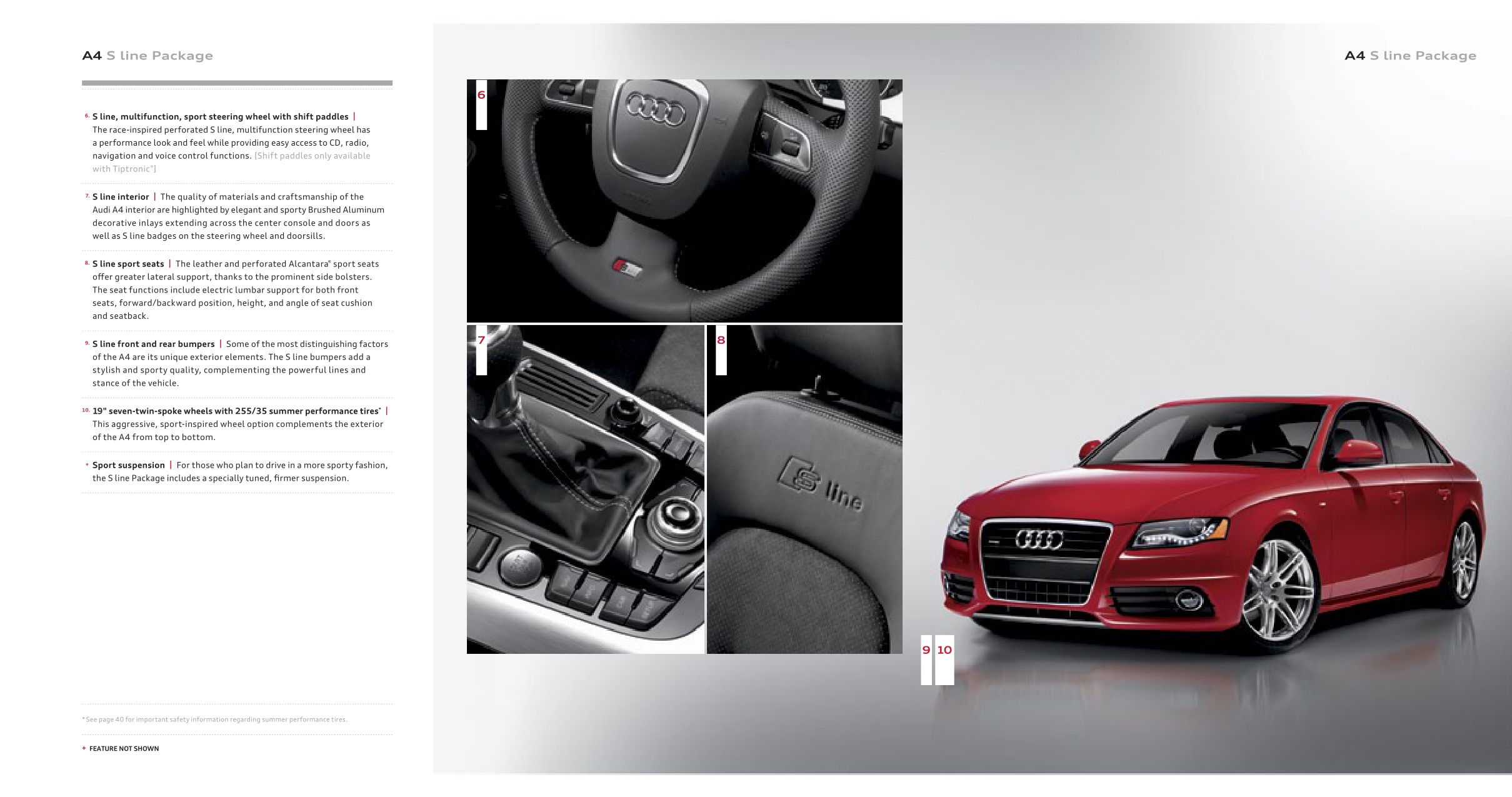 2010 Audi A4 Brochure Page 10